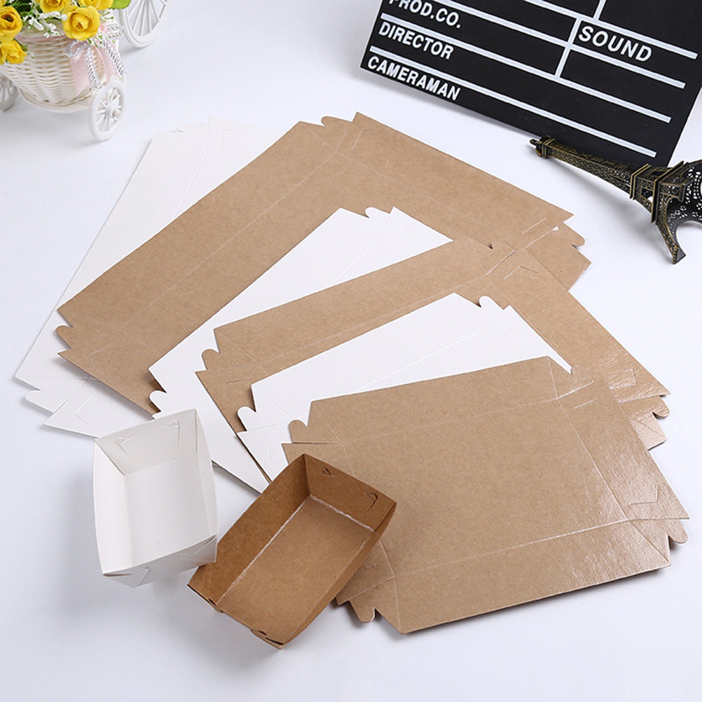 Kraft Paper Box - 30 шт. одноразовых упаковочных коробок из