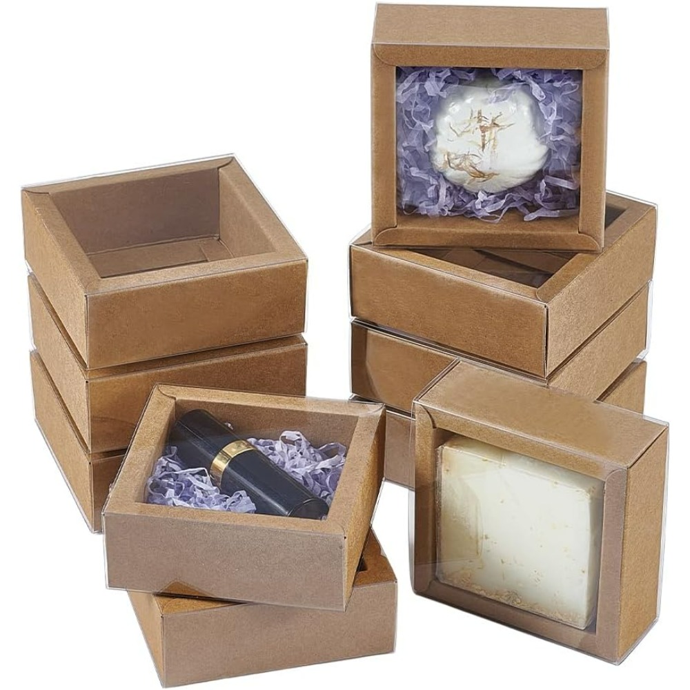 Kraft Paper Box - 16 шт., коробка для ящика из