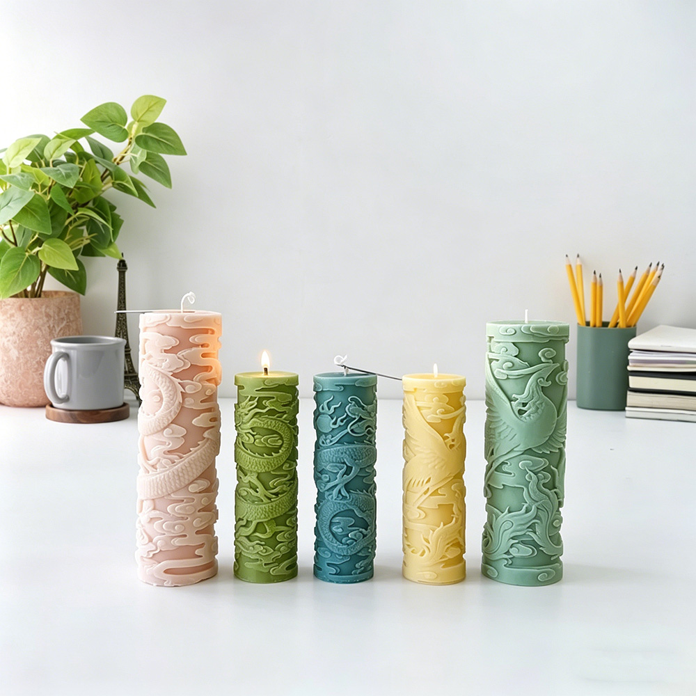 Дракон Феникс тиснение цилиндр – обзор и цена Candle Supplies Phoenix