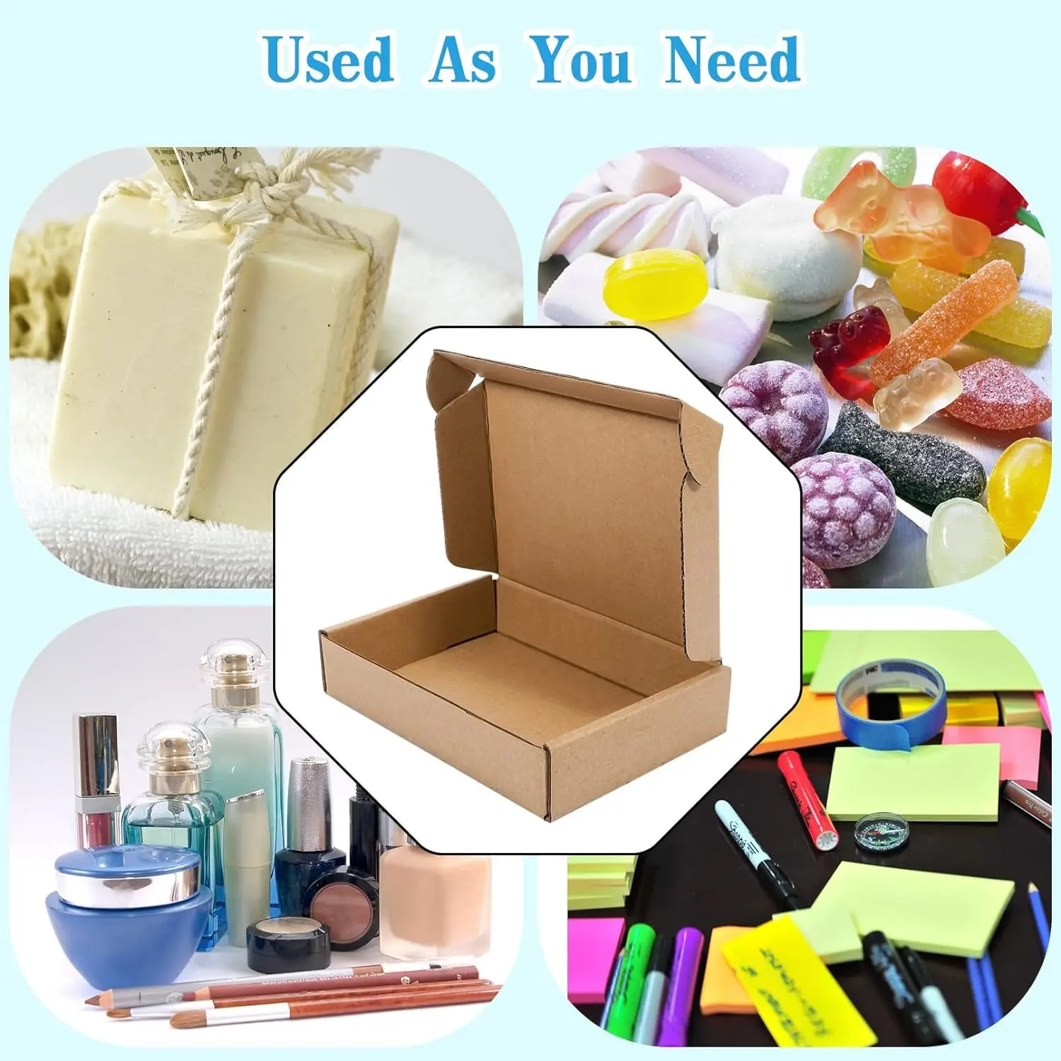 20/10 шт. гофрированная коробк – обзор и цена Kraft Paper Box